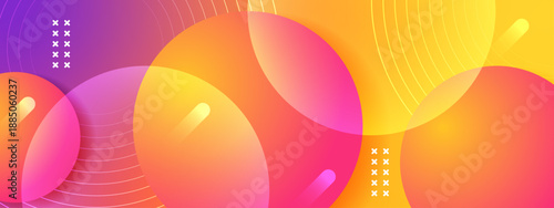 Advanced digital composition with orange spheres concentric white line art and geometric cross symbols for tech