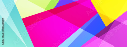 Soft teal and pink overlapping geometric planes creating a bright and airy modern aesthetic