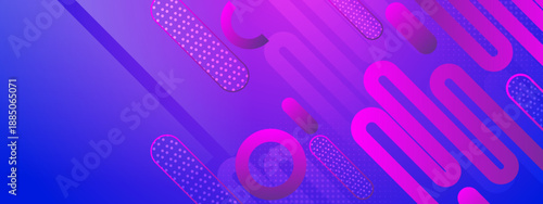 Elegant purple background with pink abstract shapes for modern design projects, social media graphics, web banners, and feminine branding.