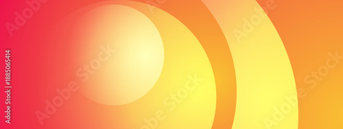 Bright warm yellow and orange overlapping circles creating a soft sunburst effect for summer and wellness designs