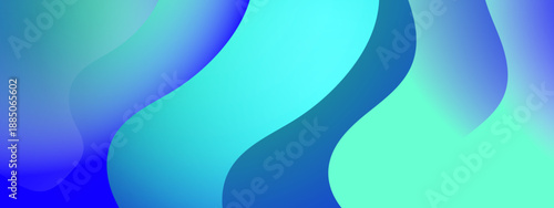Flowing abstract design with blended blue and green colors. Perfect for backgrounds, branding, posters, and digital designs with a calming aesthetic.