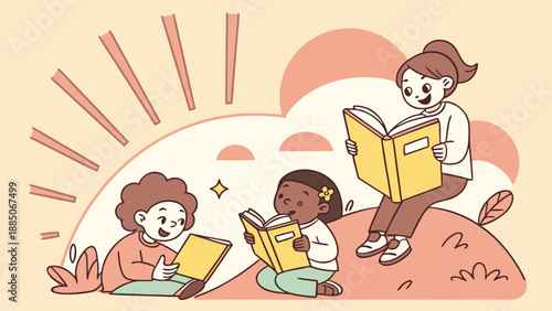 Social Issues Now Concept IllustrationVector Art Design Symbolizing Social Justice, Awareness and Nonviolence Movement Background Landscape