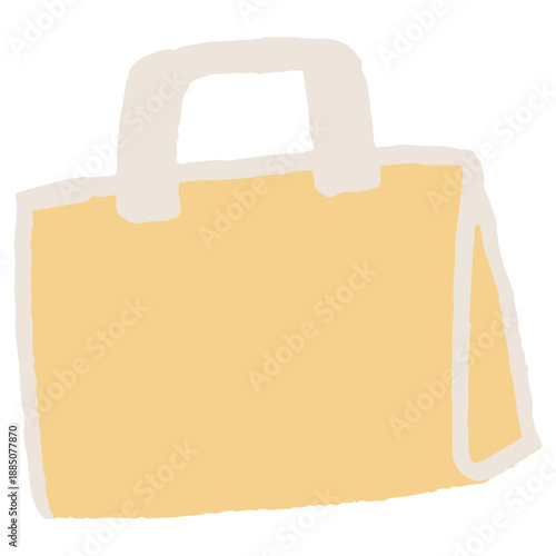 入園案内に使いやすい シンプルな説明用イラストカットシリーズ｜幼稚園カバン
Simple Explanatory Illustration Series for Kindergarten Guides｜Kindergarten Bag