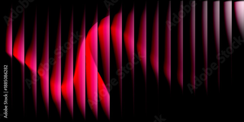 Abstract neon lights reflection, neon background