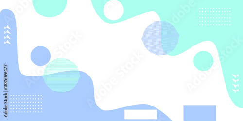 Soft gradient abstract background with flowing liquid shapes and geometric elements in a serene pastel color scheme for creative applications.