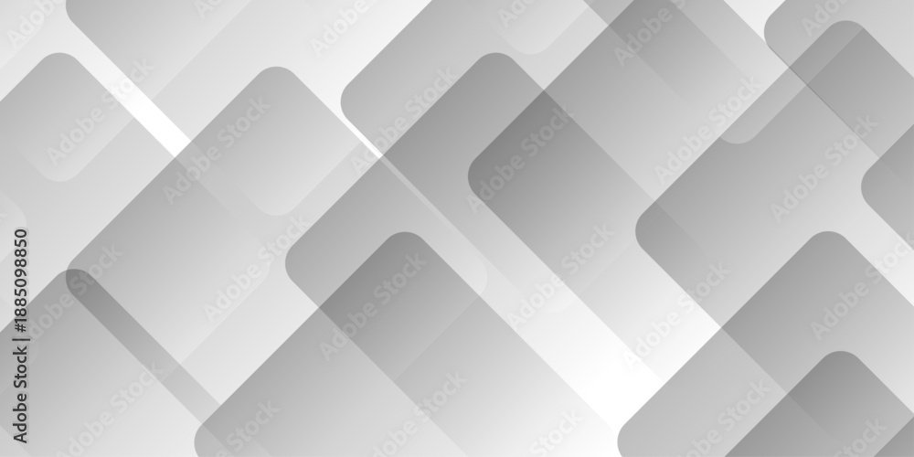 Obraz premium Minimal gradient elegant creative design white and grey glossy squares abstract tech banner design. abstract triangle layer seamless modern white and gray technology concept geometric line vector des