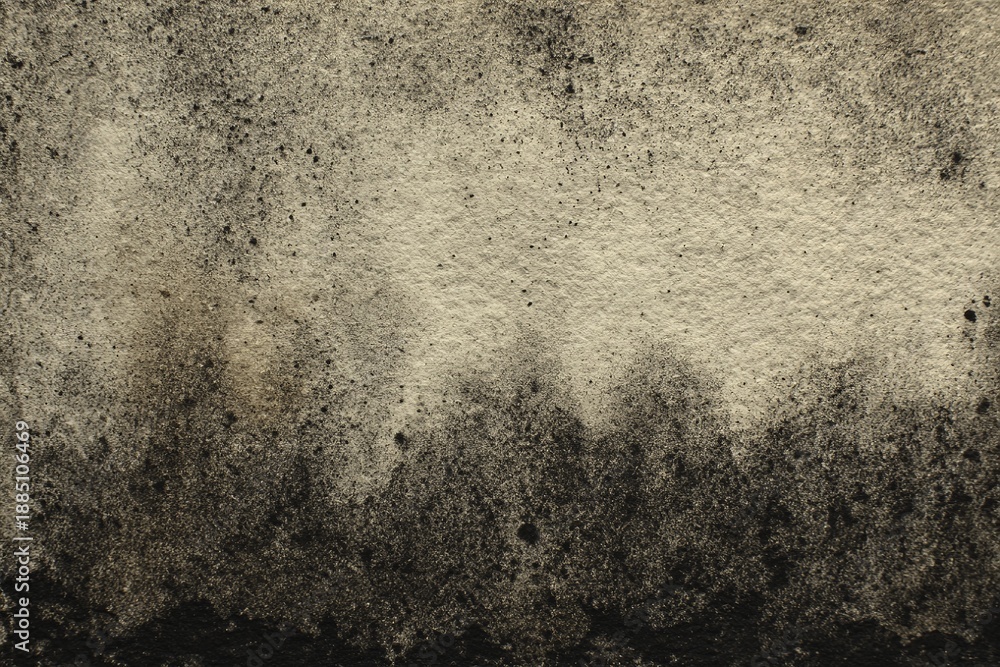 Fototapeta premium Abstract grungy texture with dark stains and weathered surface