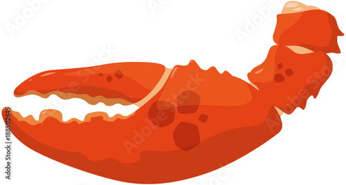 Vector Illustration of Lobster Claw