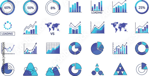 Set of minimalist line art vector icons featuring various food packaging including metal tin cans glass jars and cardboard boxes for pantry storage.