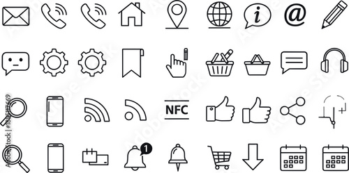 Minimalist black and white line art vector of business people in professional office meetings including job interviews team collaborations and corporate discussions at desks