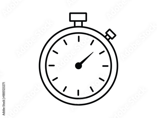 stopwatch vector illustration on white background