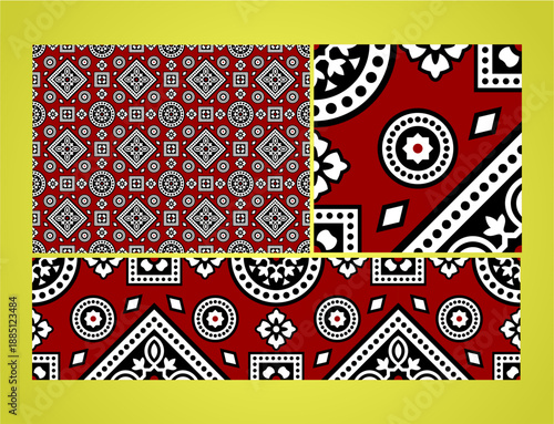 Sindhi ajrak design