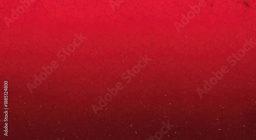 A vintage red grunge background with a rough aged paper texture and retro wall pattern creates a dirty textured material surface for a blank art design backdrop