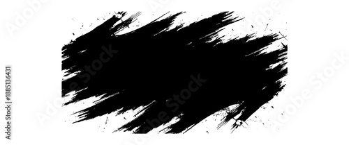 Vector style brush strokes scratches rough on white background
