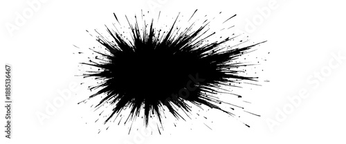 Vector style brush strokes scratches rough on white background