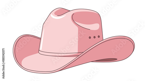 Pink Cowboy Hat - Western Style Headwear
