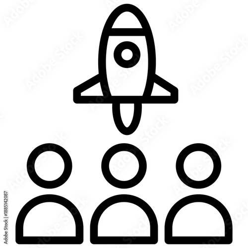 Startup Team Icon