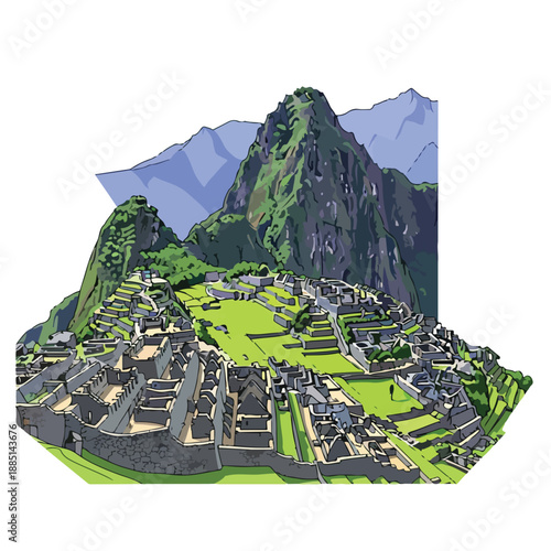 Machu Picchu Peru Inca Ruins Landscape