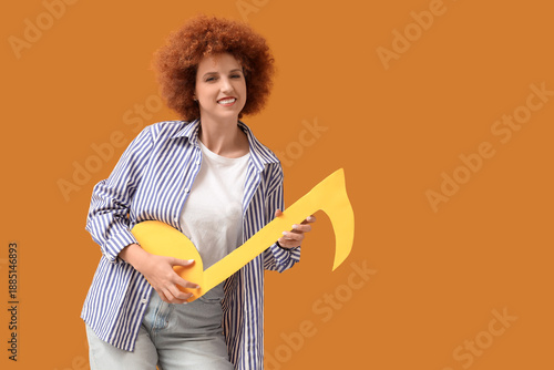 Beautiful young woman with ...