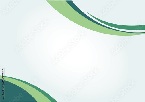 Abstract Business Wave Background with Copy space