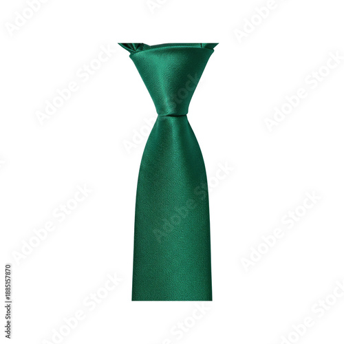 Green tie on Transparent Background