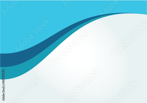 Abstract Business Background with Dynamic Flowing Layers