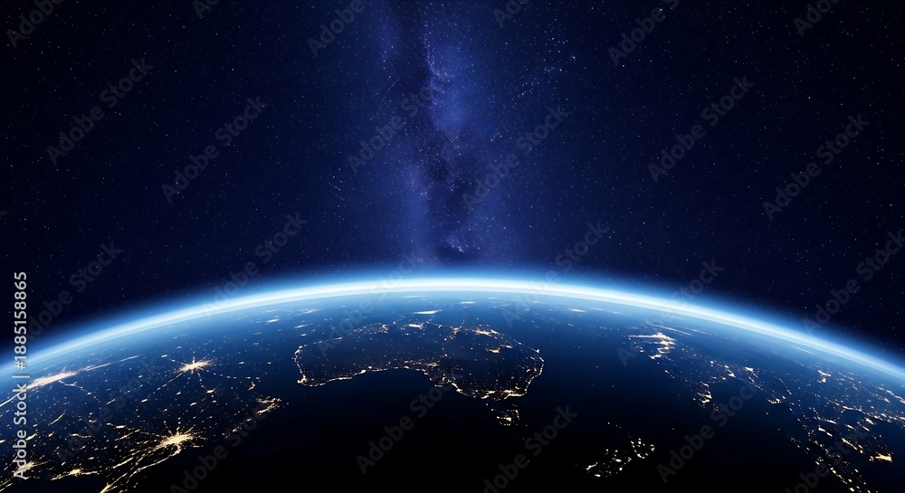 Fototapeta premium blue planet earth