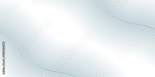Transparent background with thin wavy pale blue lines. Modern subtle pattern, vector illustration.