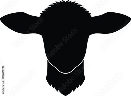 Stylish Black Sheep Silhouette for Creative Projects