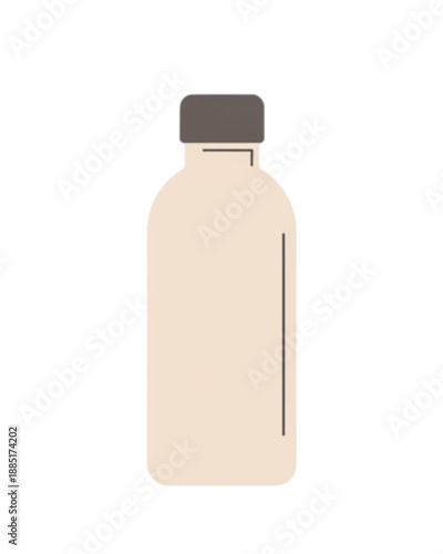 white bottle isolated