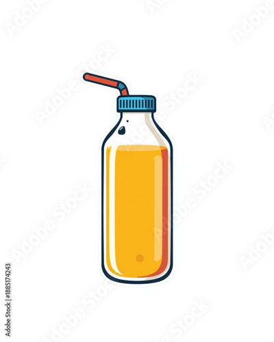 bottle of olive oil isolated