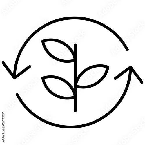 Conservation Icon Vector Element