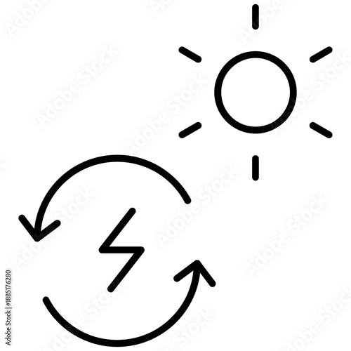 Energy Conservation Icon Vector Element