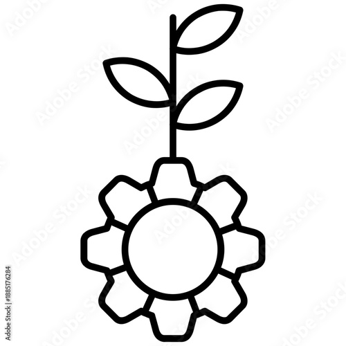 Sustainable Development Icon Vector Element