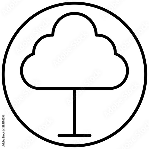 Sustainable Tourism Icon Vector Element