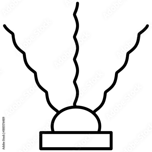 Seaweed Icon Vector Element