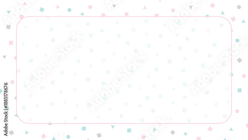 図形のシンプルな背景イラスト