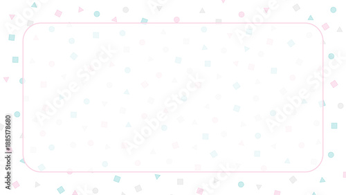 図形のシンプルな背景イラスト