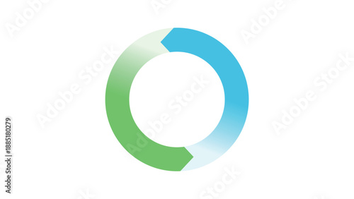 循環や行程をイメージした矢印のイラスト