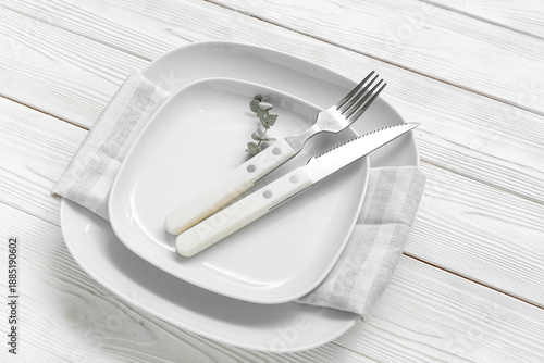 Stylish modern table settin...