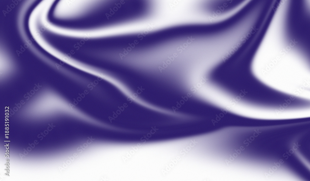 Obraz premium Purple and white abstract flowing gradient background featuring smooth liquid wave forms, soft motion blur, and a subtle noisy grain texture. 