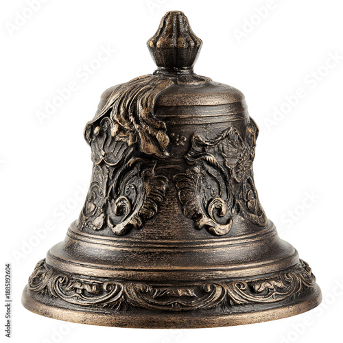 Intricate bronze bell