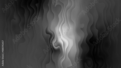 Abstract liquid silver and mercury smoky gray motion background on black screen. Fluid silver background with ripples and waves. Silver luxury liquid in motion. Liquid luxury background.