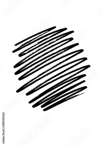 Tableau sur toile A spot of chaotic strokes