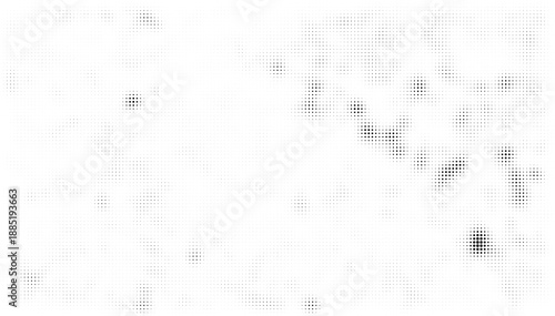 Subtle grayscale halftone dot texture overlay vector background with soft fading dotted pattern for minimal design, print shading and abstract backdrop