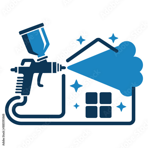 Spray painting process