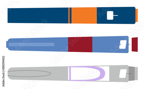 糖尿病治療薬のインスリン製剤のイラスト