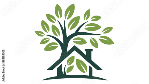 Sustainable living logo