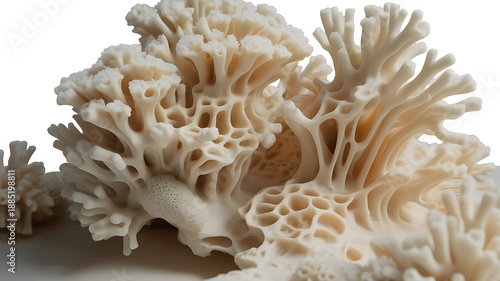 coral reef isolated on white