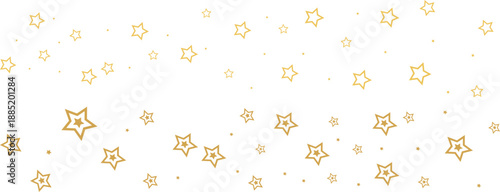 Gold Stars Ramadan Decoration